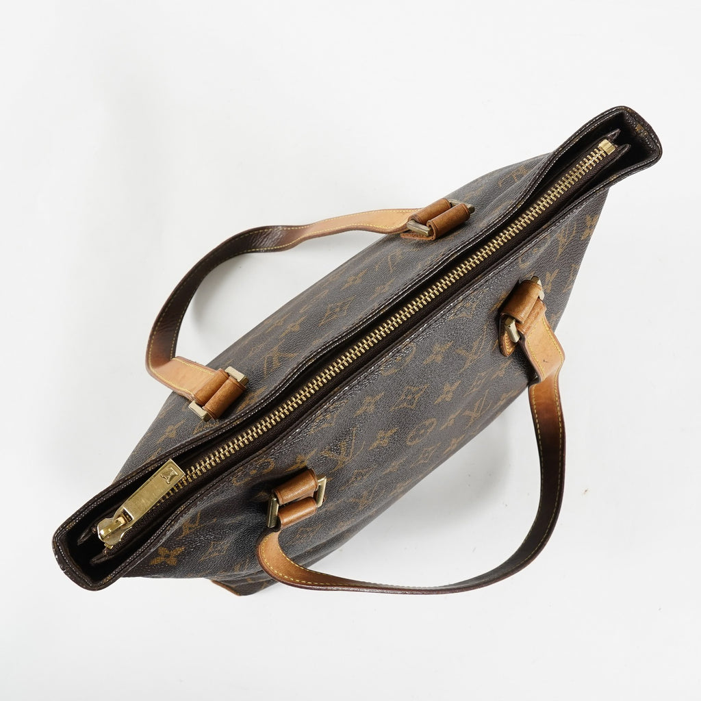 Louis Vuitton Cabas Piano M51148 Monogram Canvas Brown Used Tote 09E062860006