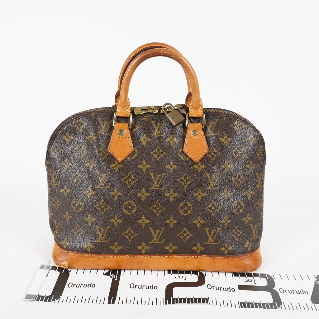Louis Vuitton Alma PM Monogram Canvas Brown Handbag M51130 Vintage 08A113088803