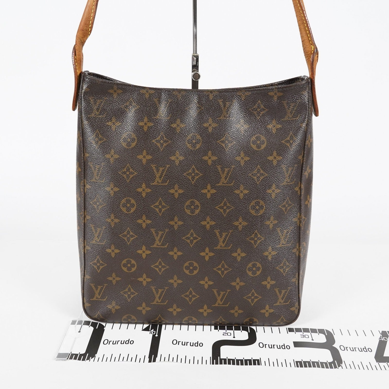 Louis Vuitton Looping GM Monogram Brown Shoulder Bag M51145 Vintage 07E382860012