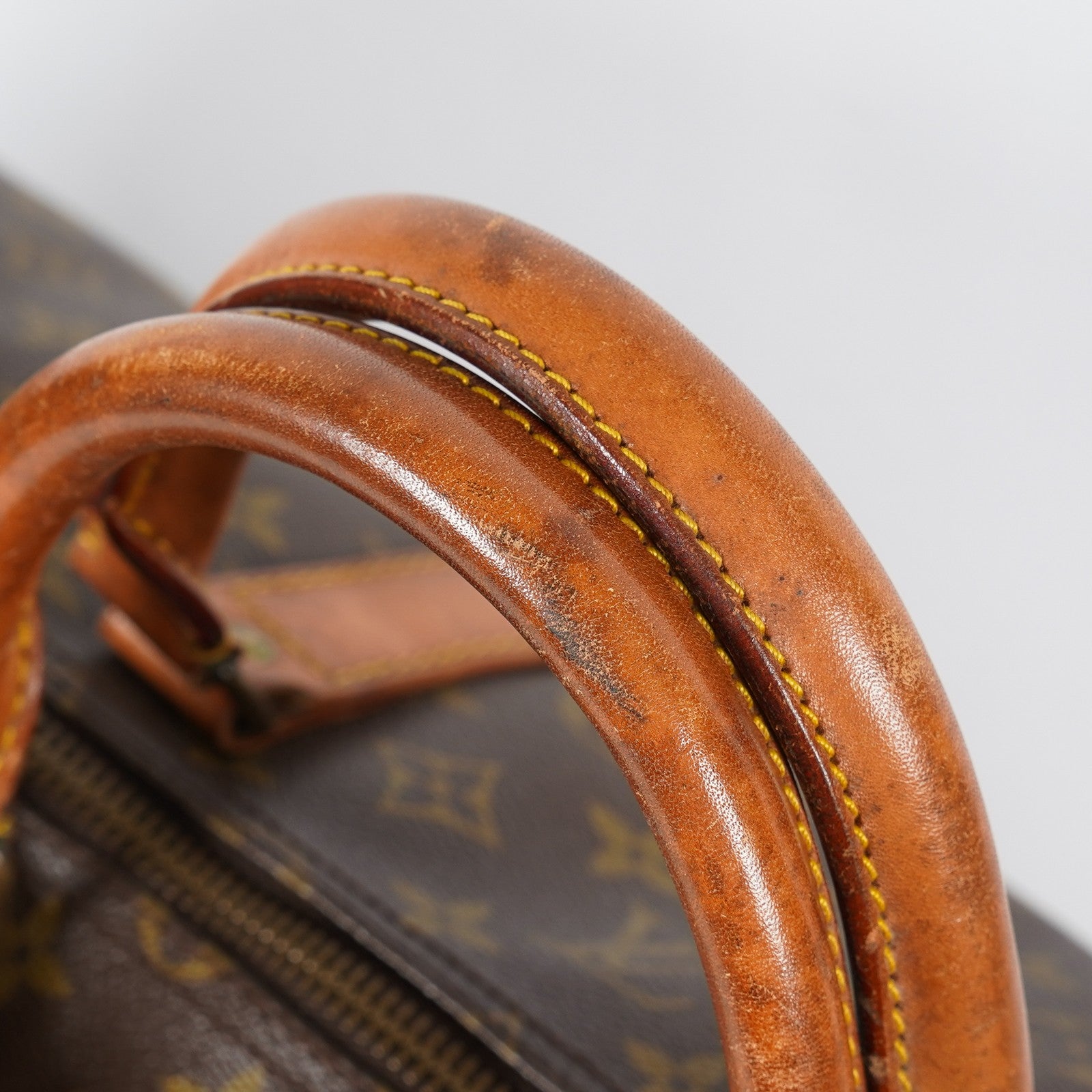 Louis Vuitton Keepall 60 M41422 Monogram Brown Duffel Bag Vintage 08E033410002