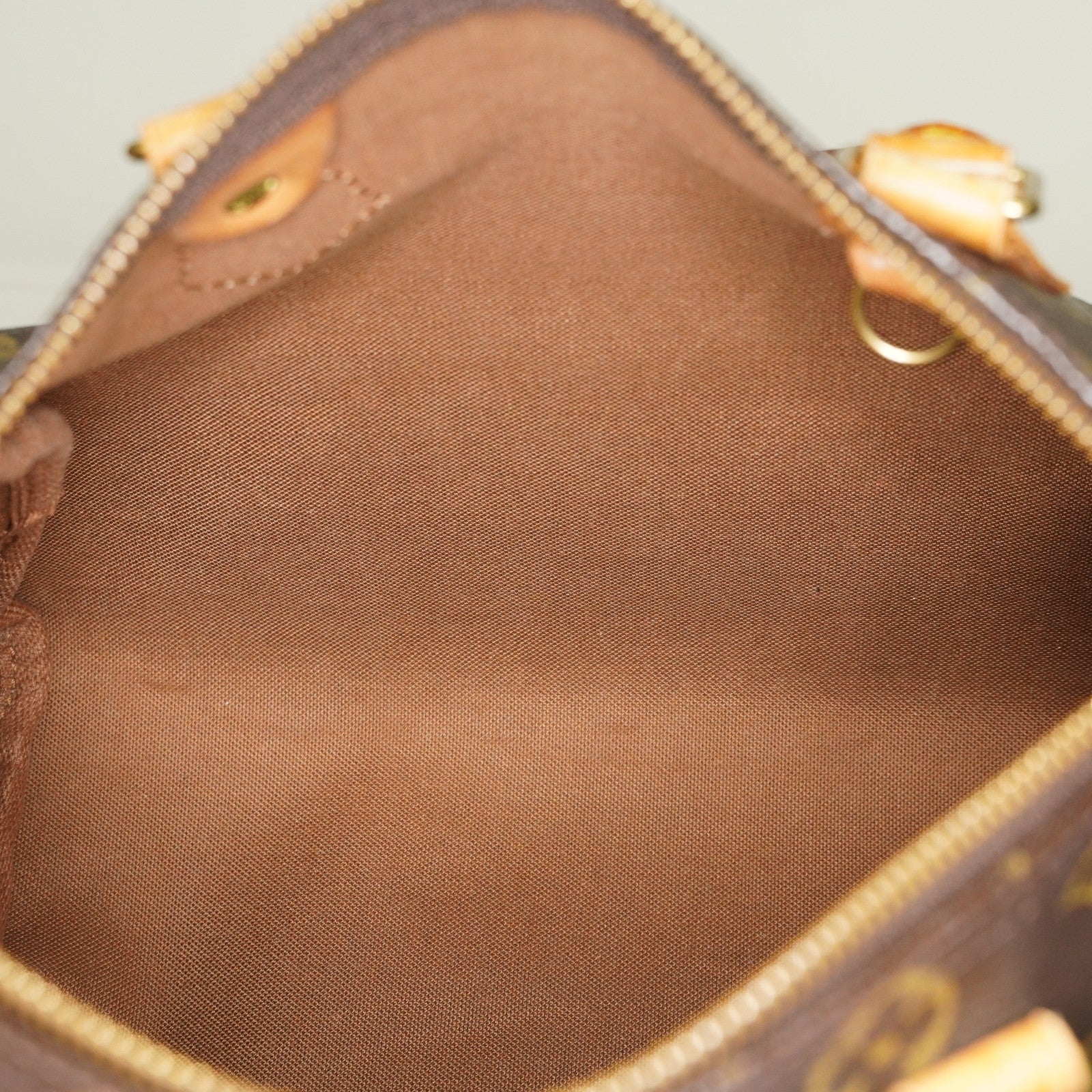 Louis Vuitton Monogram Speedy 25 Boston Handbag Brown Canvas M41528 07E057150029
