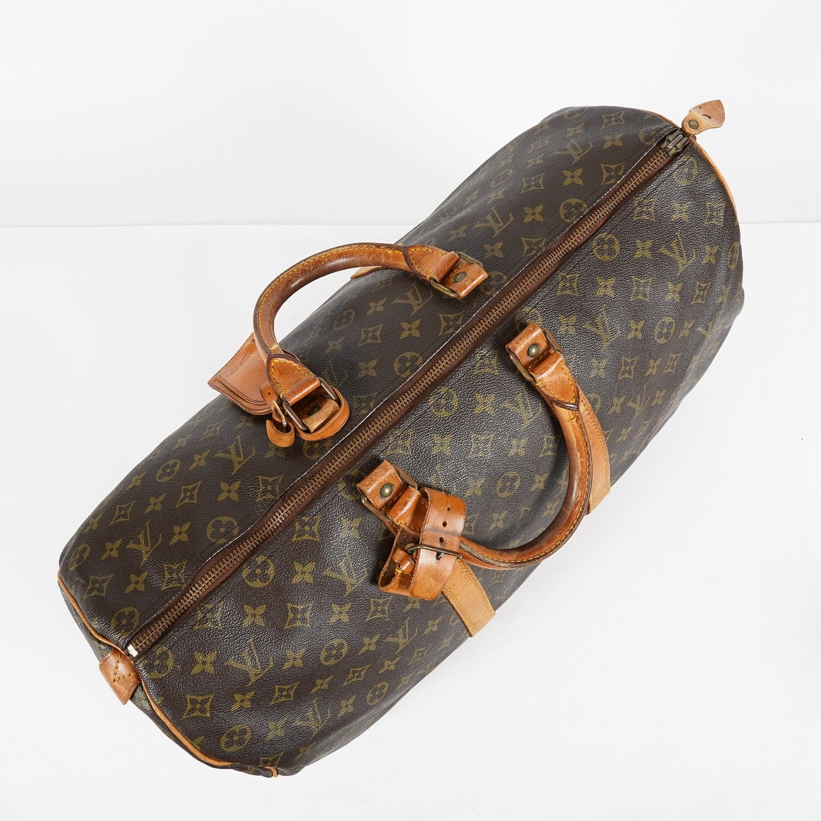 Louis Vuitton Keepall 45 Monogram Canvas Brown Duffle M41428 Used 08A143546403
