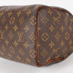Authentic Louis Vuitton Monogram Speedy 25 Handbag vintage M41528 05E129240016