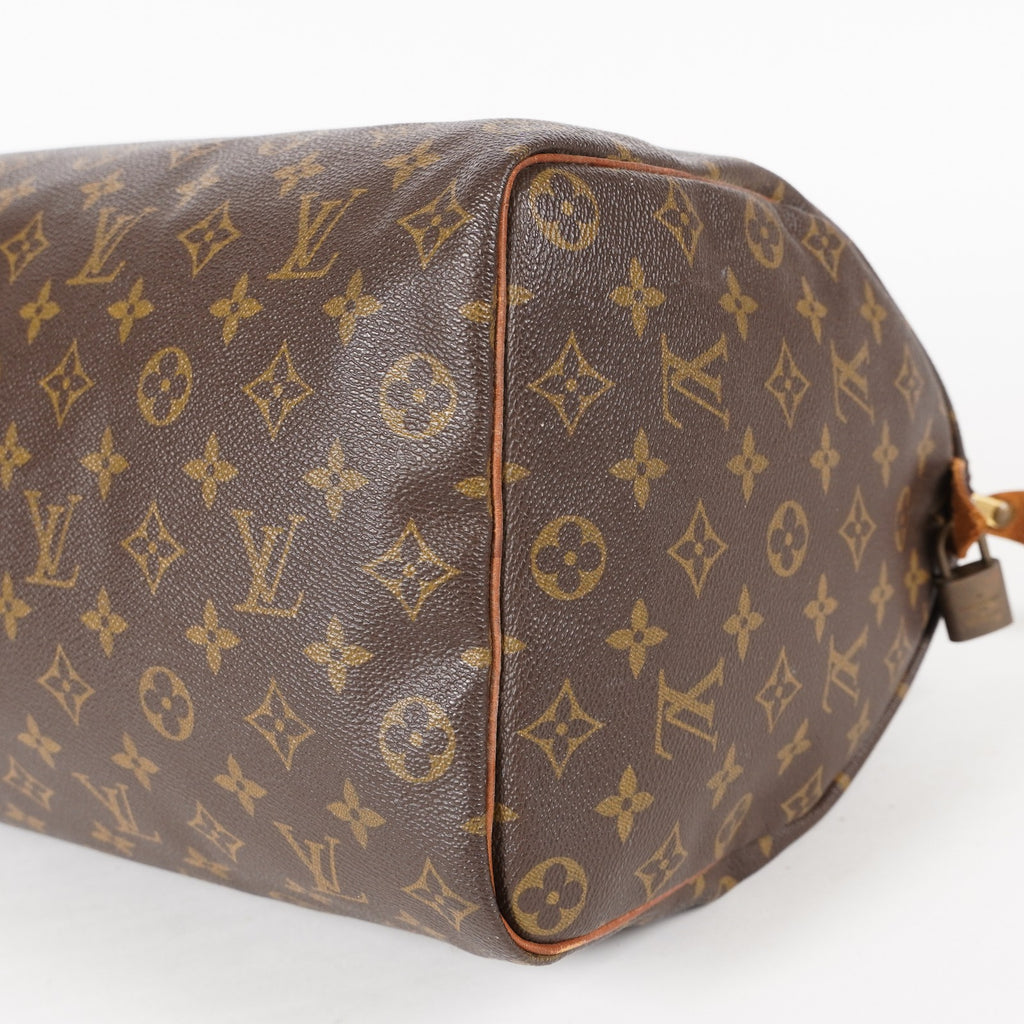 Authentic Louis Vuitton Monogram Speedy 35 Handbag vintage M41524 06E396490010