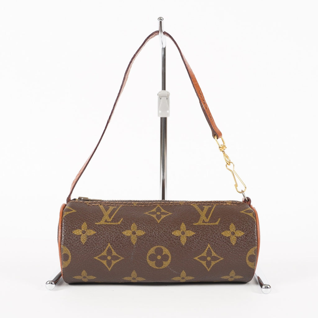 LOUIS VUITTON Monogram Papillon Pouch LV Auth vintage 05E552310016
