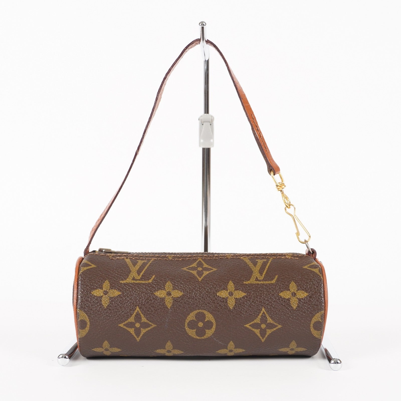 LOUIS VUITTON Monogram Papillon Pouch LV Auth vintage 05E552310016