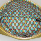 Hermes Bolide Pouch 20 Mini Yellow Cotton Canvas Cosmetic Pouch Used 07E24495009