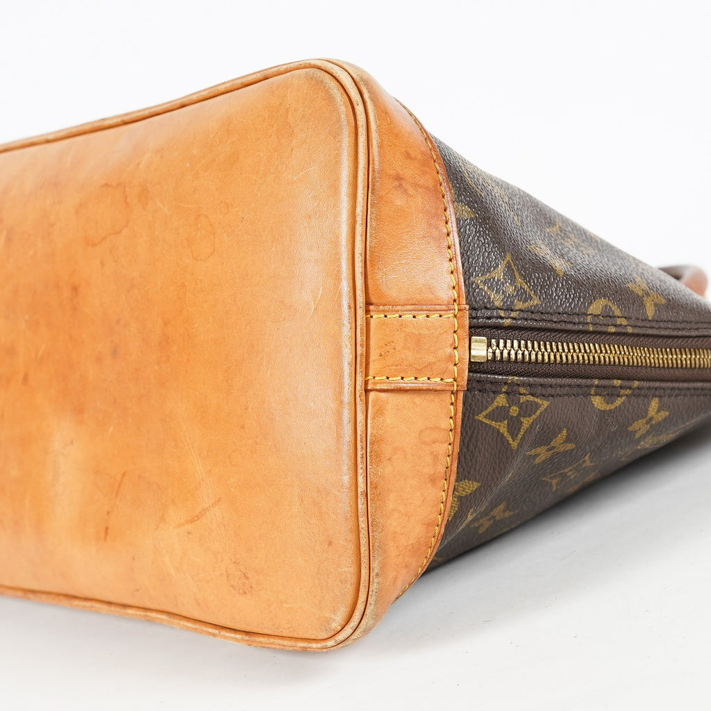 Louis Vuitton Alma PM M51130 Monogram Canvas Brown Used Handbag 09E223080006