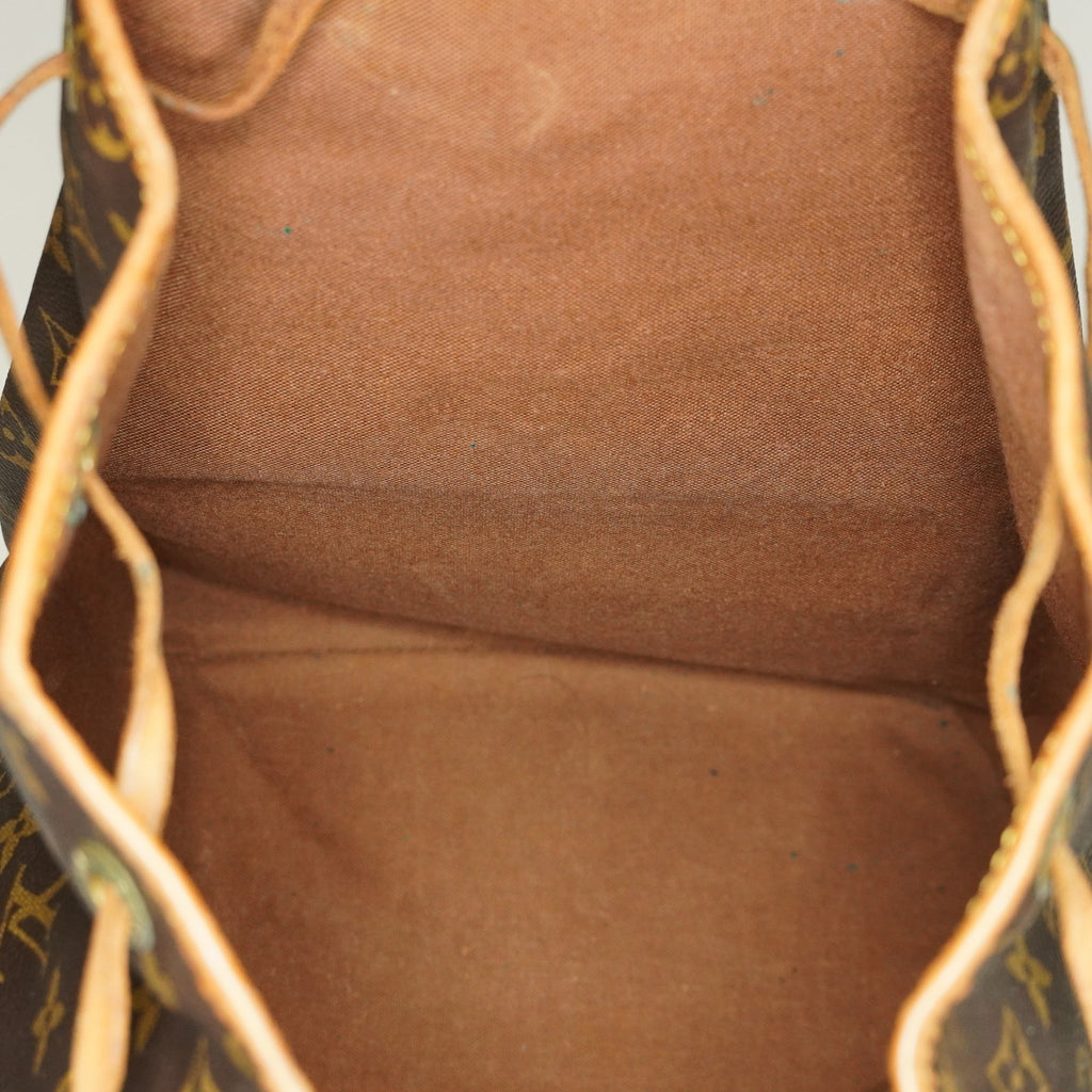 Louis Vuitton M51135 Monogram Montsouris GM Backpack Brown Used 07E074730027