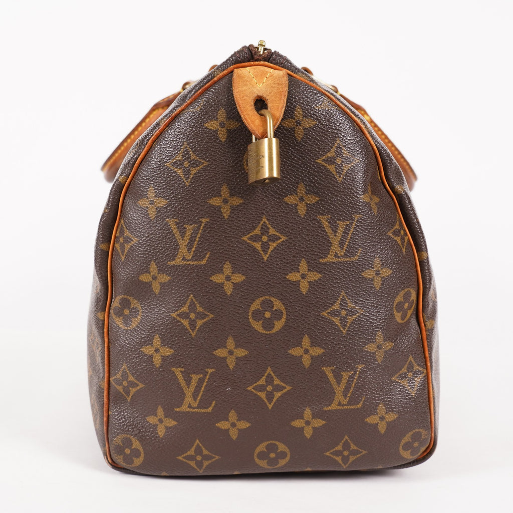 Authentic Louis Vuitton Monogram Speedy 35 M41524 Handbag vintage 06E345720025