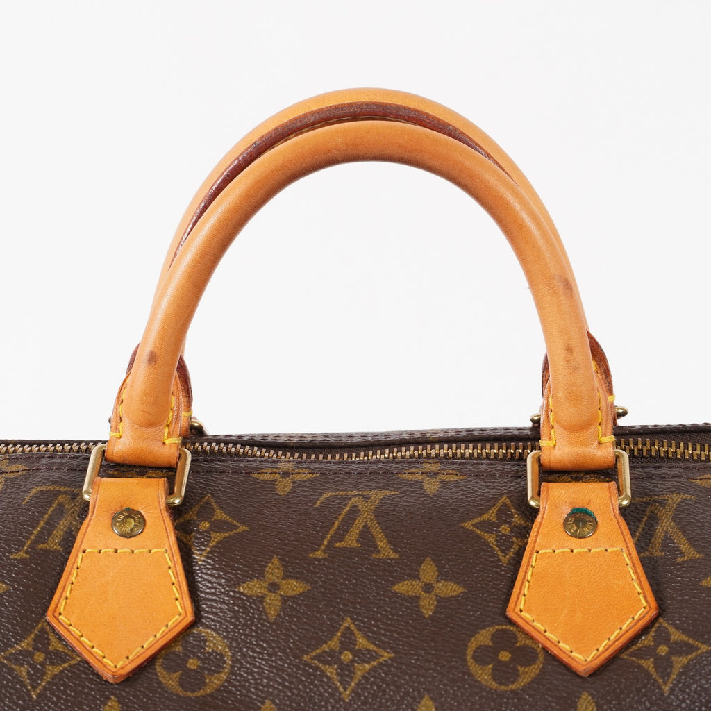 Authentic Louis Vuitton Monogram Speedy 40 M41522 Hand Boston Bag 03E079020011