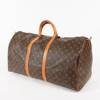 Authentic Louis Vuitton Monogram Keepall 55 Travel Bag M41424 03A155605606