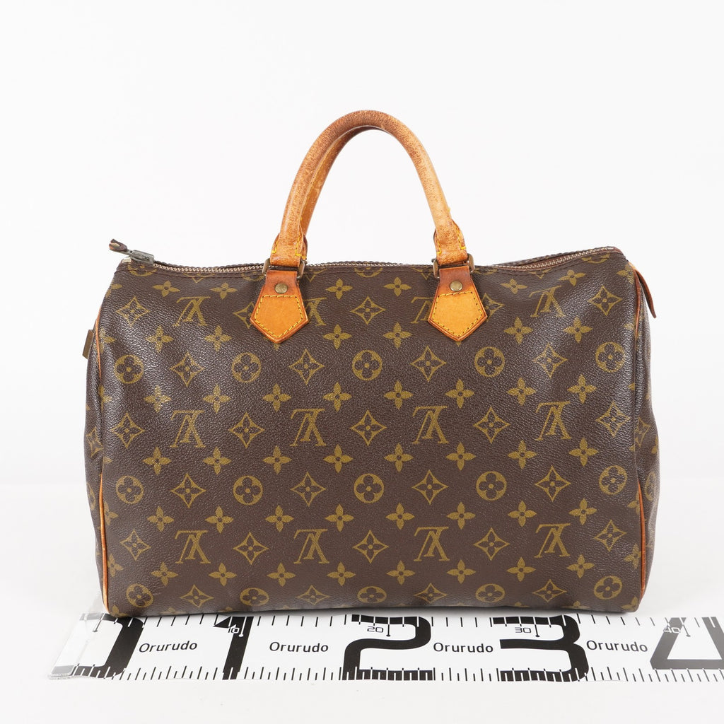 Authentic Louis Vuitton Monogram Speedy 35 Hand bag M41524 vintage 06E054180015