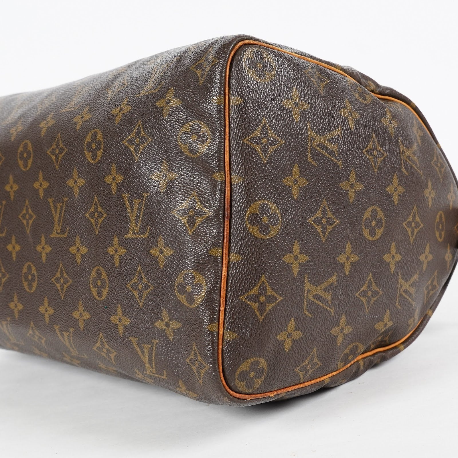 Louis Vuitton Speedy 35 Monogram Brown Boston Hand Bag M41524 Used 08E104070012