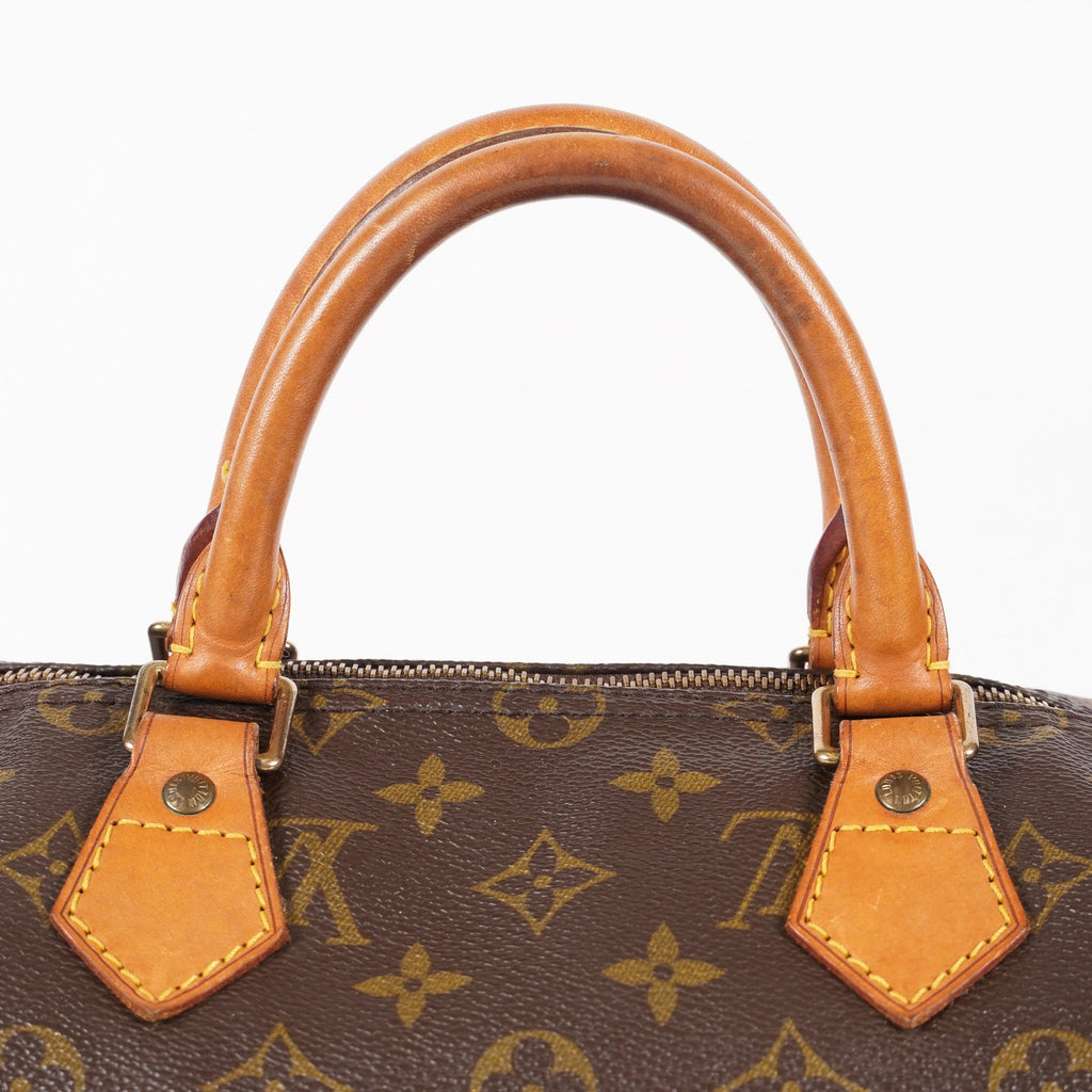 Authentic Louis Vuitton Monogram Speedy 35 M41524 vintage Handbag 05E216160013