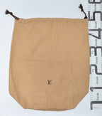 Louis Vuitton Dust Bag Storage Pouch Drawstring Beige LV Logo Authentic 38x46