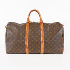 LOUIS VUITTON Keepall 50 Monogram Boston Bag Brown vintage M41426 06E173740010