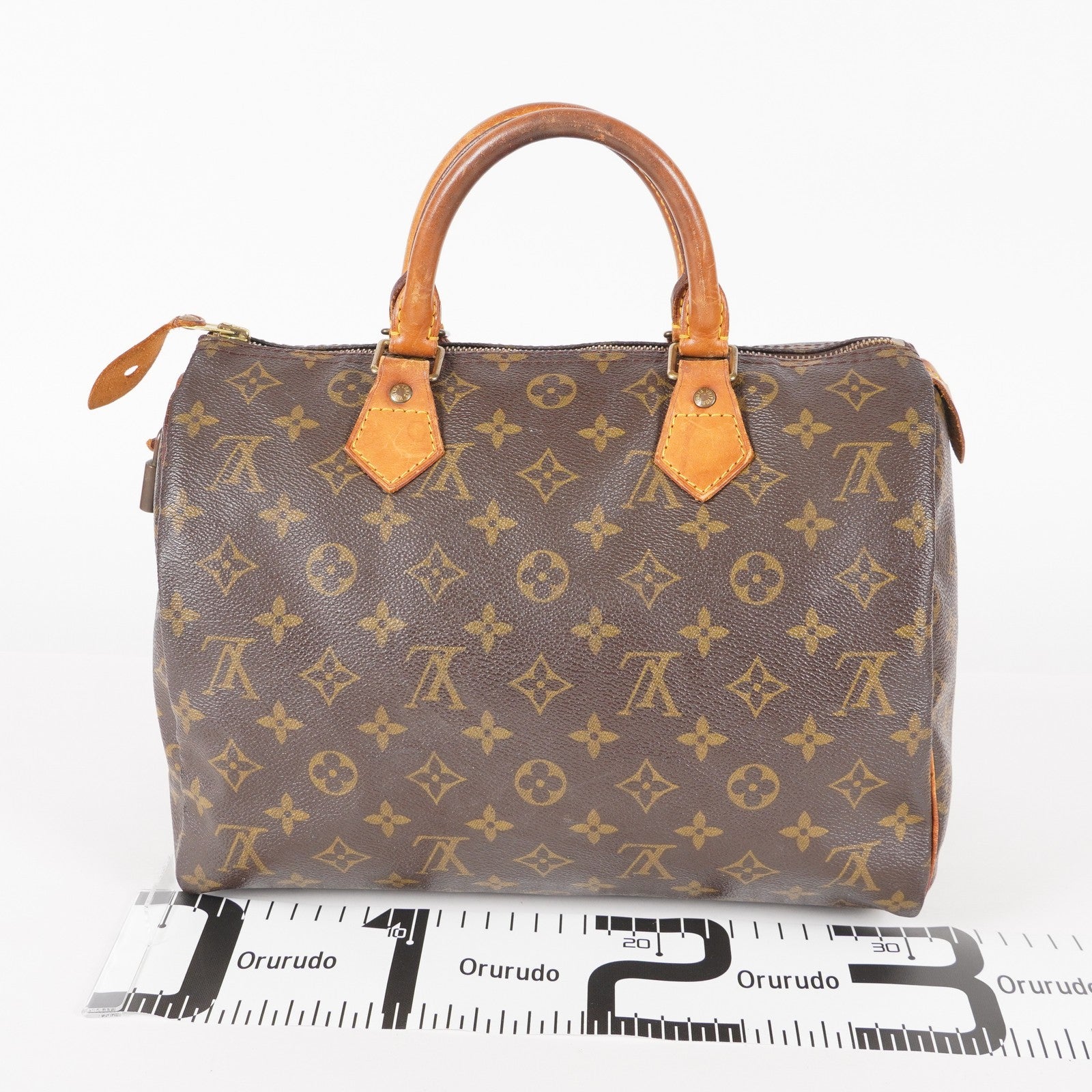 Authentic Louis Vuitton Monogram Speedy 30 Handbag vintage M41526 05E076050013