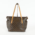 Louis Vuitton Totally MM M56689 Monogram Canvas Brown Used Tote Bag 09A033432009