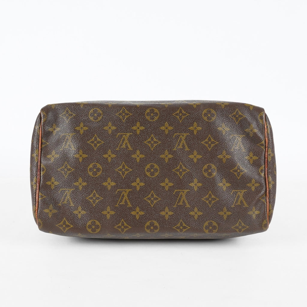 Louis Vuitton Monogram Speedy 30 Hand Bag M41526 Brown Vintage Used 07P034273507