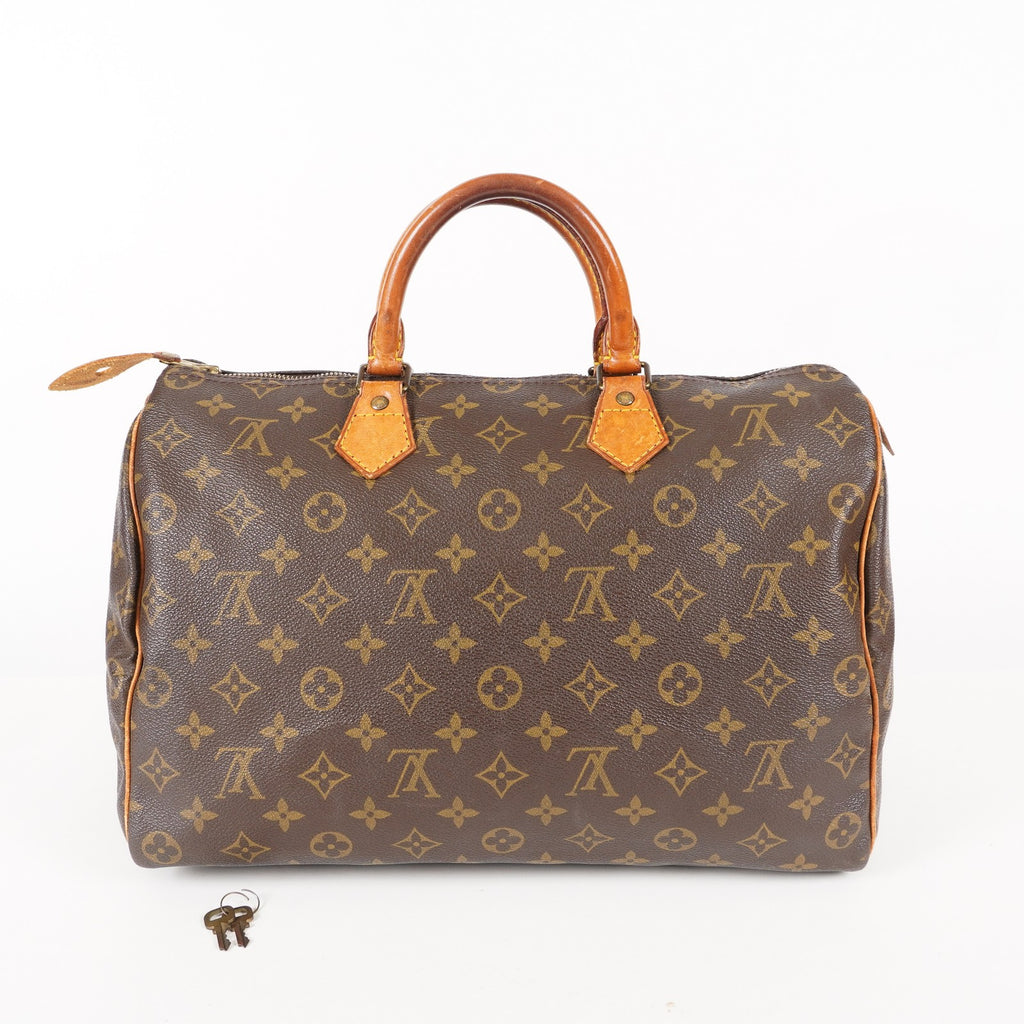 Authentic Louis Vuitton Monogram Speedy 35 Handbag vintage M41524 05E256006029