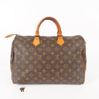 Authentic Louis Vuitton Monogram Speedy 35 Handbag vintage M41524 05E256006029