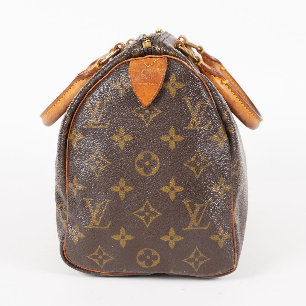 Authentic Louis Vuitton Monogram Speedy 25 Handbag vintage M41528 06E447370010