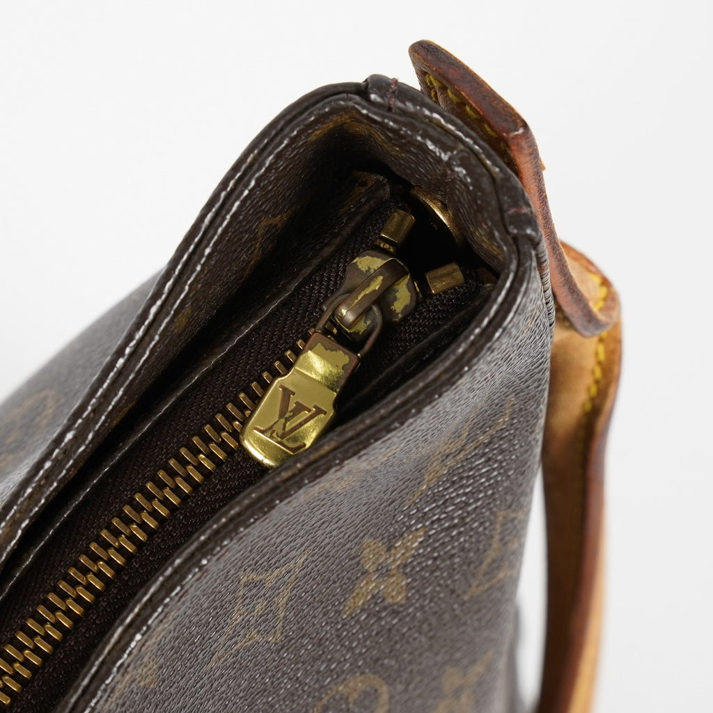 Louis Vuitton Looping GM M51145 Monogram Brown Shoulder Bag Vintage 07E033300019