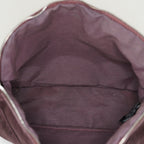 Hermes Bolide Pouch 25 MM Brown Cotton Canvas Cosmetic Pouch Used 07E25781009