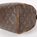 Authentic Louis Vuitton Monogram Speedy 25 Handbag vintage M41528 05E116270016