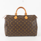 Authentic Louis Vuitton Monogram Speedy 35 M41524 Handbag vintage 02E055940020