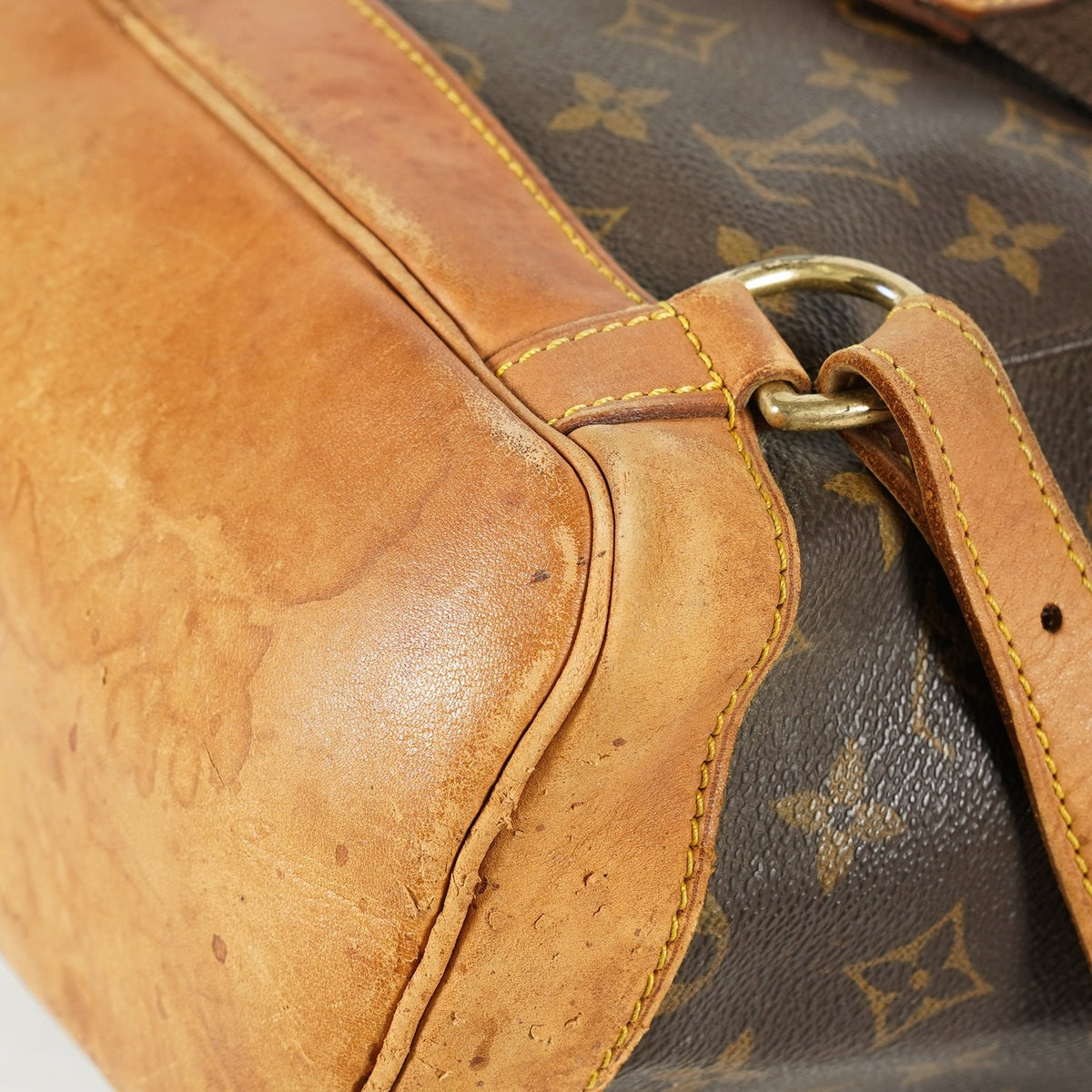 Louis Vuitton Montsouris GM M51135 Monogram Canvas Brown Backpack 09E134510011