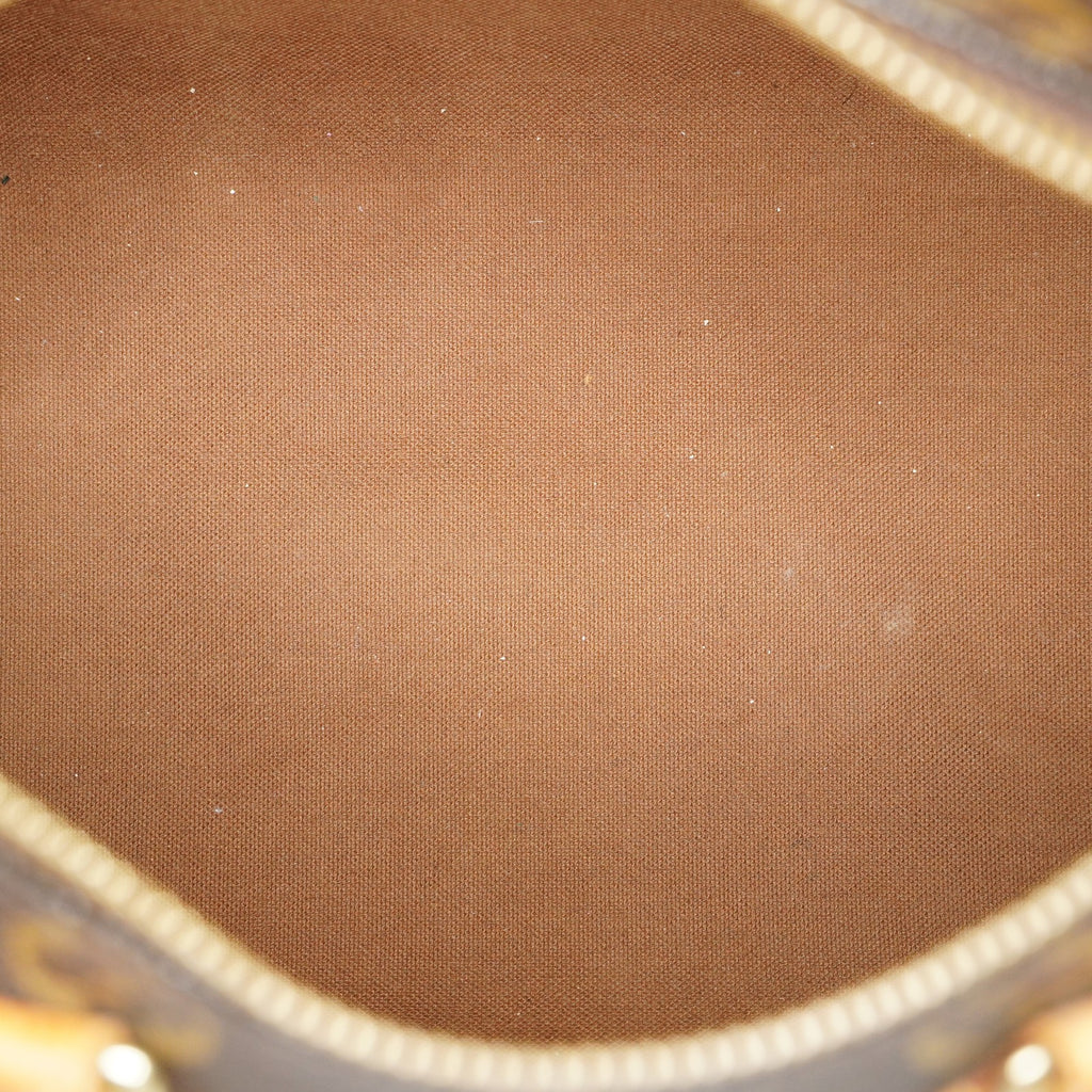 Louis Vuitton Speedy 25 M41528 Monogram Canvas Brown Used Handbag 09M346344808