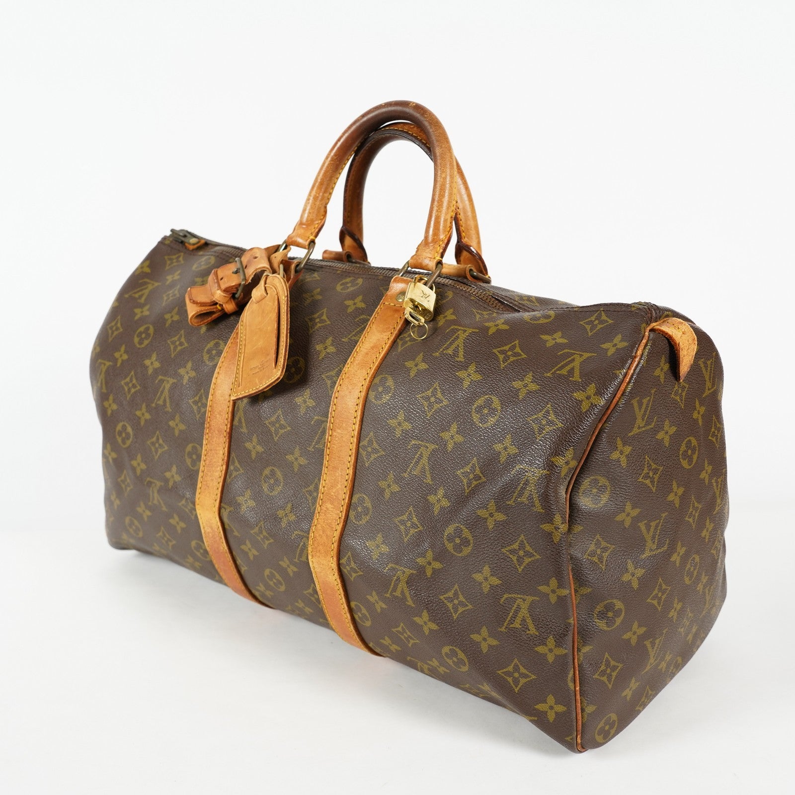 LOUIS VUITTON Keepall 45 M41428 Monogram Boston Bag Brown vintage 03T094500006
