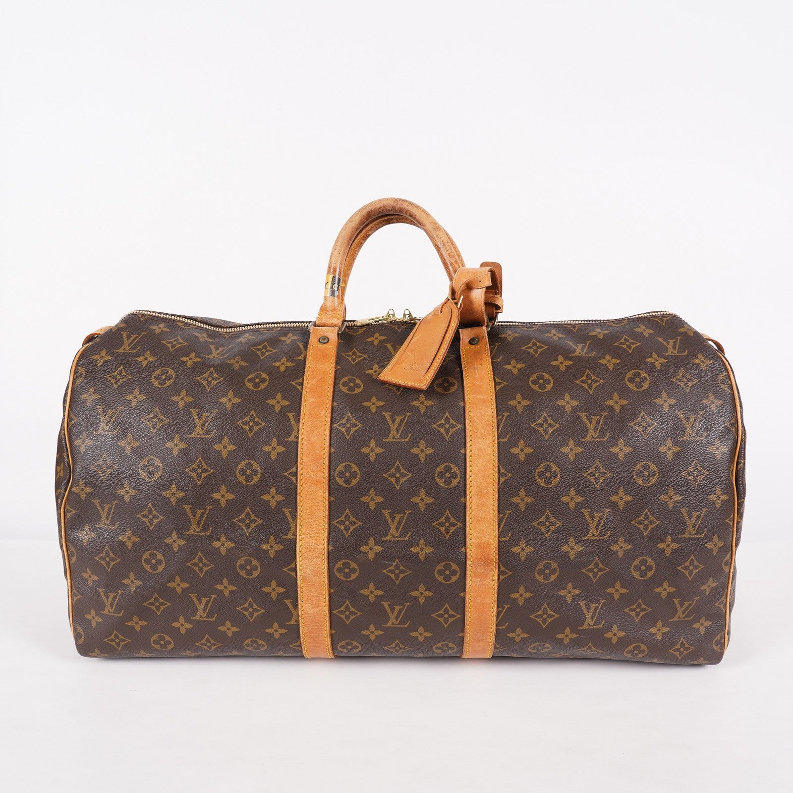 LOUIS VUITTON Monogram Keepall 60 Boston Bag LV Auth M41422 06E153630029