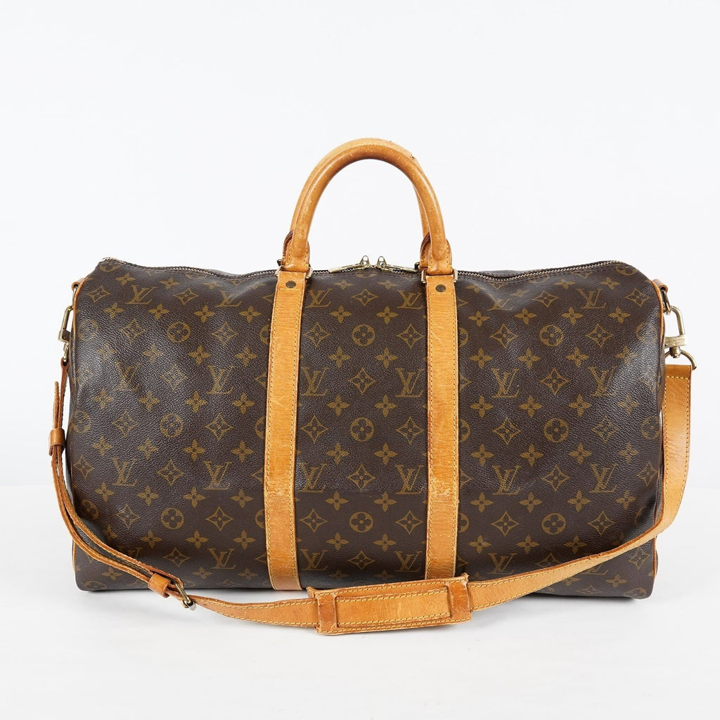 Louis Vuitton Keepall Bandouliere 50 Monogram Vtg Boston Bag M41416 08E064510012