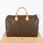 Louis Vuitton Speedy 35 Monogram Brown Canvas Handbag Used M41524 07A266864031