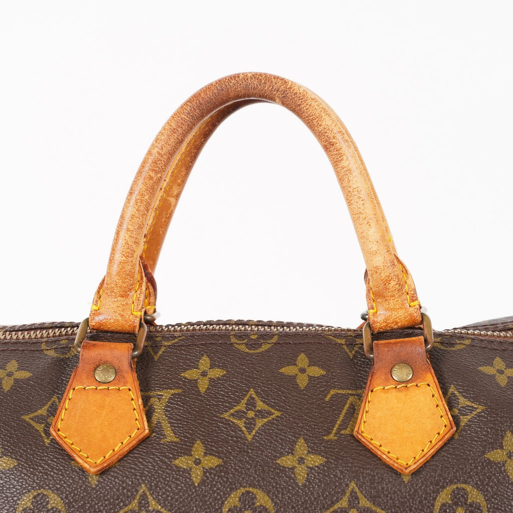 Authentic Louis Vuitton Monogram Speedy 35 Hand bag M41524 vintage 06E054180015