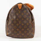 LOUIS VUITTON Keepall 50 Monogram Boston Bag Brown vintage M41426 03T125800006