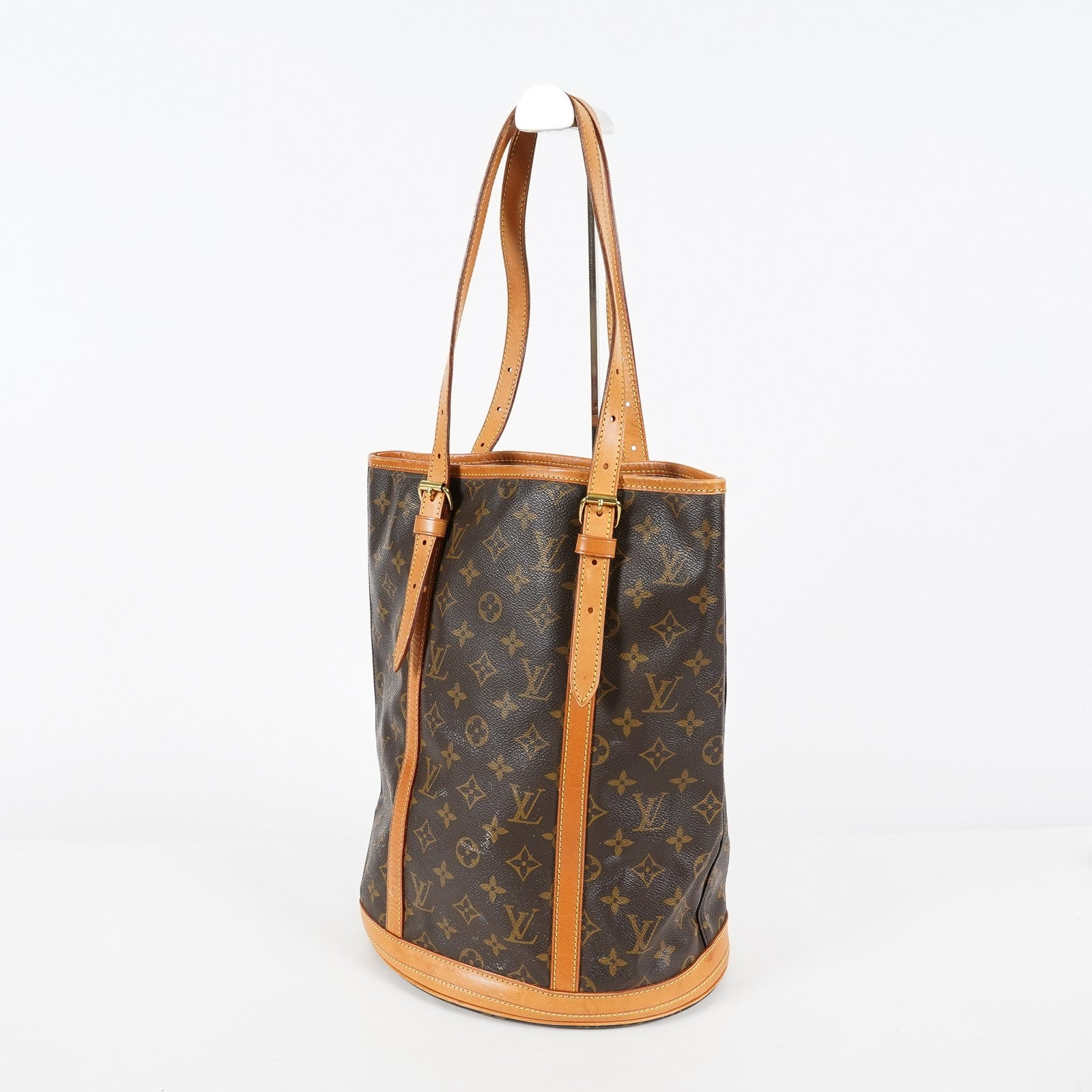 Louis Vuitton Vintage Bucket GM Monogram Brown Shoulder Bag M42236 07E182860017
