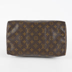 Louis Vuitton Monogram Speedy 30 Boston Handbag Brown Canvas M41526 07E067040029