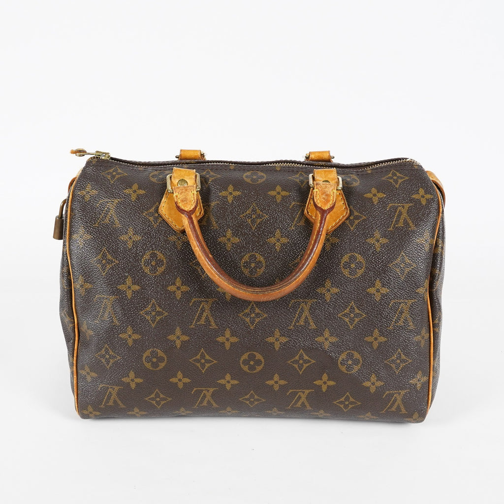 Louis Vuitton Speedy 30 M41526 Monogram Canvas Brown Handbag Used 07A314232831