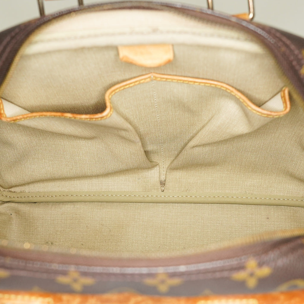 LOUIS VUITTON Deauville Handbag M47270 Monogram canvas Brown 06E102420010