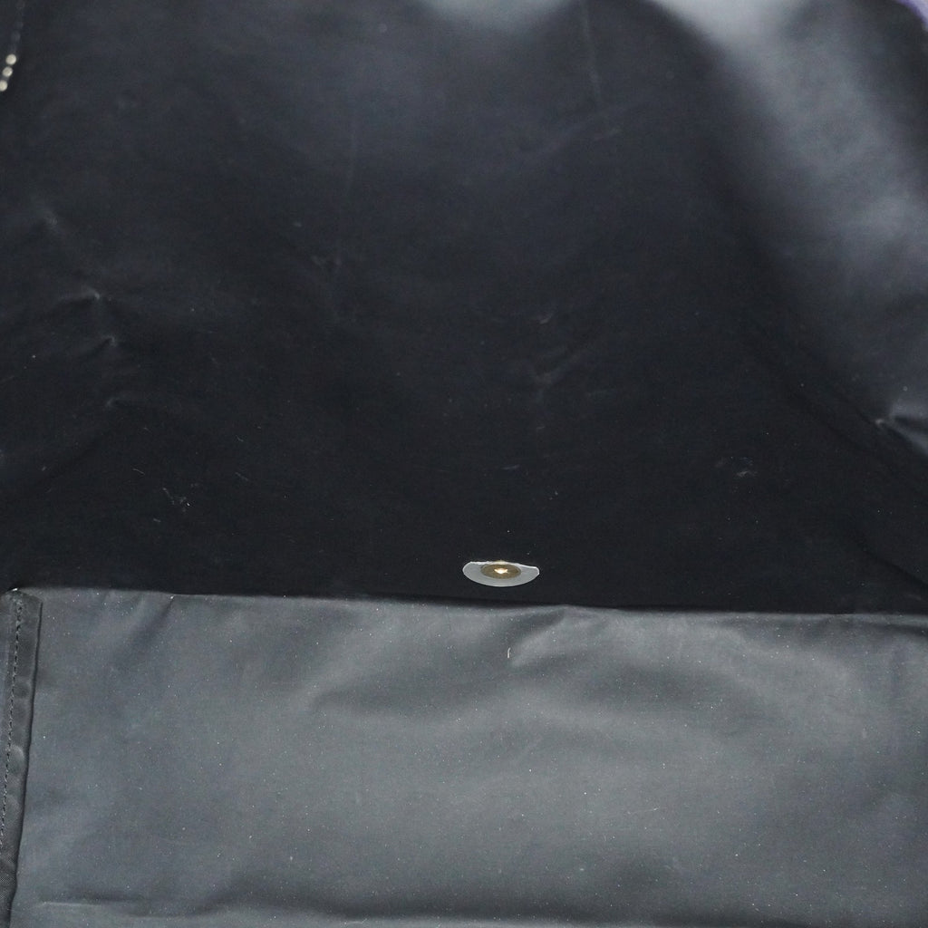 Longchamp Le Pliage Long Handle Tote Bag 33cm Navy Nylon Women Used 08E12825007
