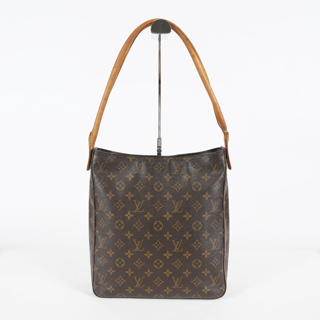 Louis Vuitton Looping GM Monogram Brown Shoulder Bag M51145 Vintage 07E382860012