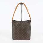 Louis Vuitton Looping GM Monogram Brown Shoulder Bag M51145 Vintage 07E382860012