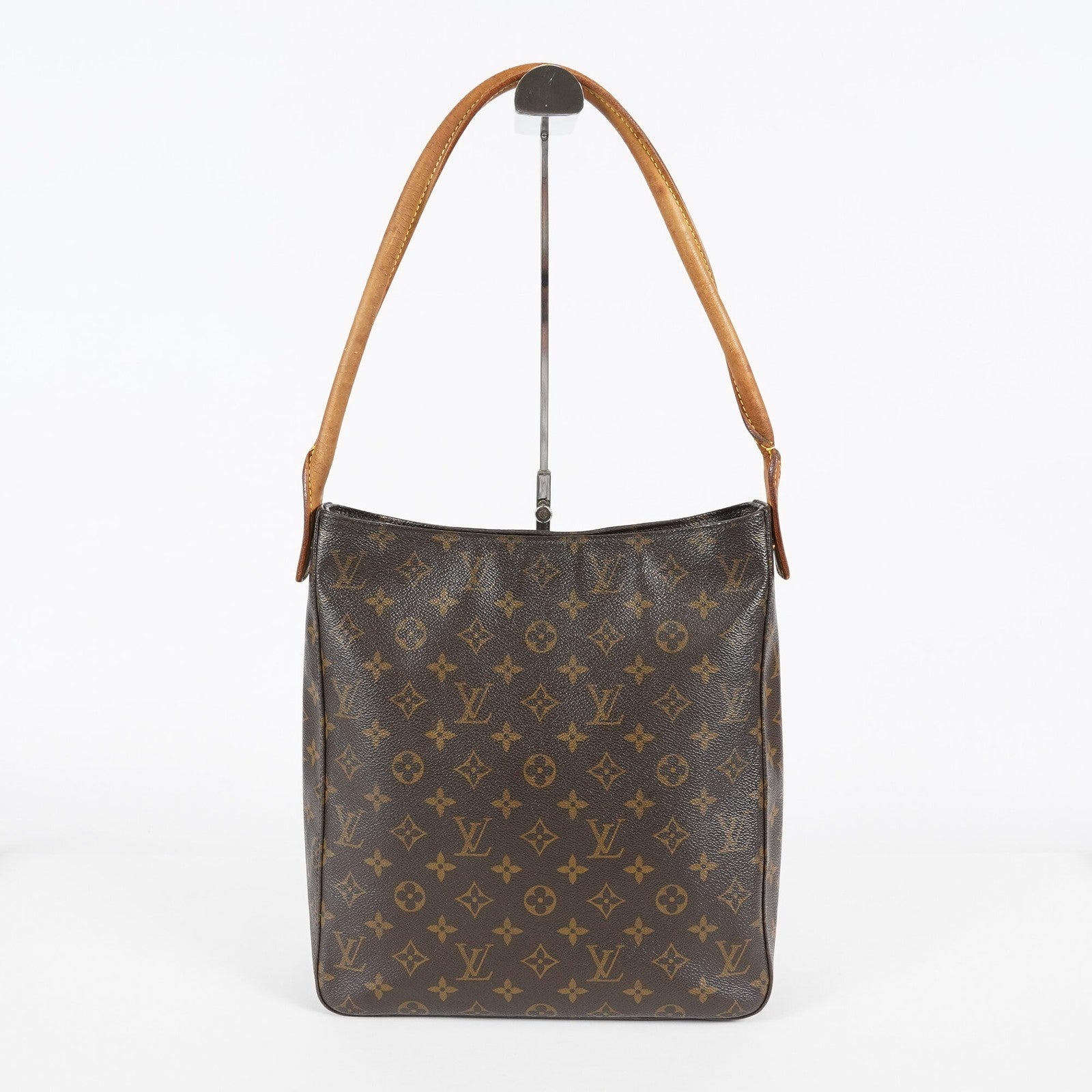Louis Vuitton Looping GM Monogram Brown Shoulder Bag M51145 Vintage 07E382860012