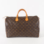 Authentic Louis Vuitton Monogram Speedy 40 M41522 Hand Boston Bag 03E079020011