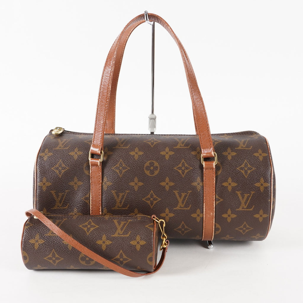 LOUIS VUITTON Papillon 30 Hand Bags Monogram Canvas M51385 Vintage 02E065720010