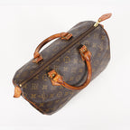 Authentic Louis Vuitton Monogram Speedy 30 Handbag vintage M41526 06E395720002
